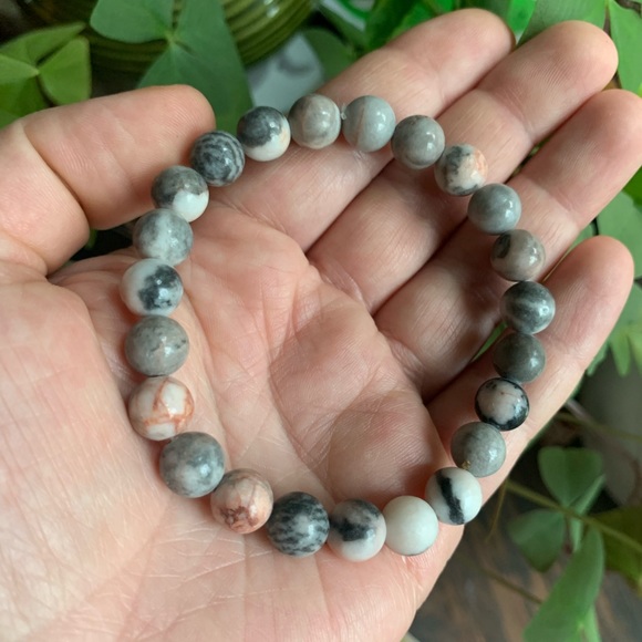 NWT✨8mm Focus and Mental Strength✨Botswana Agate Healing Gemstone Bracelet - Picture 4 of 6